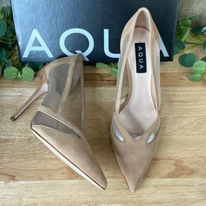 Aqua | Shoes | Aqua Womens Cindi Suede Stiletto Dress Heels 8m Nwt |  Poshmark